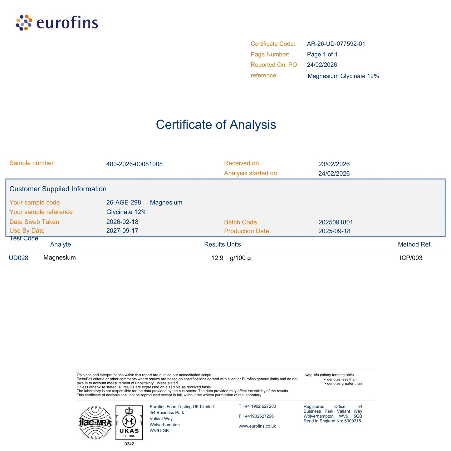 NEW PRODUCT Clean Magnesium Glycinate 3-in-1 Blend