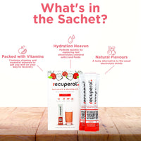 Recuperol Rehydration & Recovery Electrolyte Powder Drink Mix - Cherry